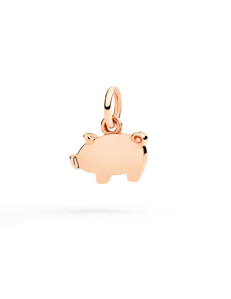 CIONDOLO  DODO MAIALINO. ORO ROSA