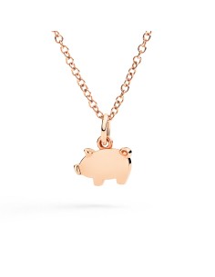 CIONDOLO  DODO MAIALINO. ORO ROSA 2