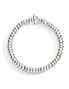 BRACCIALE DODO RONDELLE BOLD CON COPRI BRISE. ARGENTO