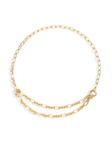 COLLANA DODO MAGLE APRIBILI. ARGENTO DORATO