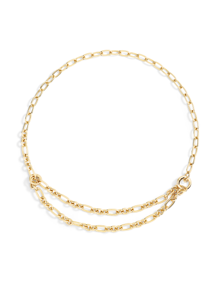 COLLANA DODO MAGLE APRIBILI. ARGENTO DORATO