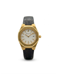 OROLOGIO AUDEMARS PIGUET ROYAL OAK DONNA. ORO GIALLO PELLE