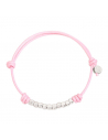 BRACCIALE DODO GRANELLI BIMBA, ARGENTO, COTONE