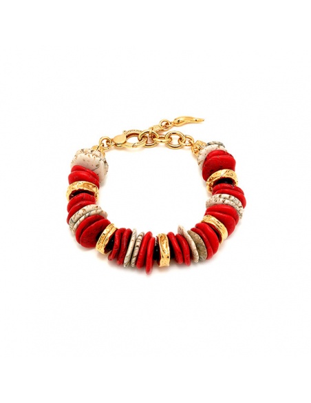 BRACCIALE RASPINI. BALI RED