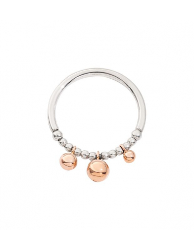 ANELLO DODO BOLLICINE. ARGENTO MISURA 51