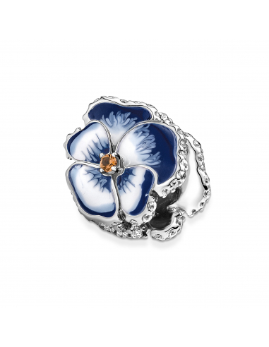 Pandora Charm Viola del pensiero Blu