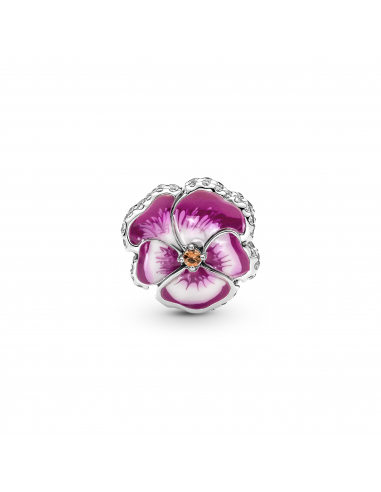 Pandora Charm Viola del pensiero Rosa