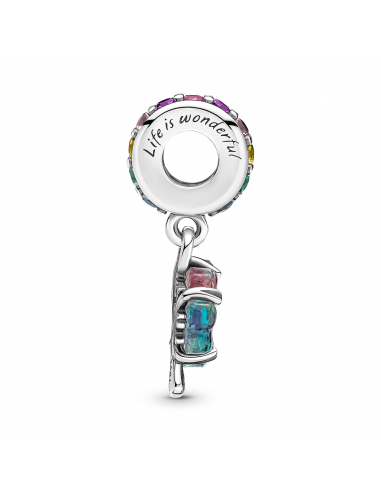 Pandora Charm Pendente Albero Arcobaleno Vetro di Murano