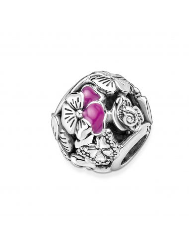 Pandora Charm Openwork Viole del Pensiero