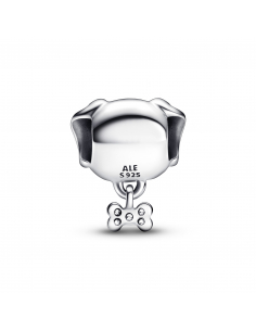 Pandora Dog sterling silver charm with clear cubic zirconia 2