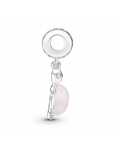 Pandora Charm Pendente Tartaruga Marina Rosa Vetro di Murano